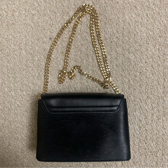 Ted Baker - Black Crossbody with Gold Chain and Gold Bow - Picture 6 of 8